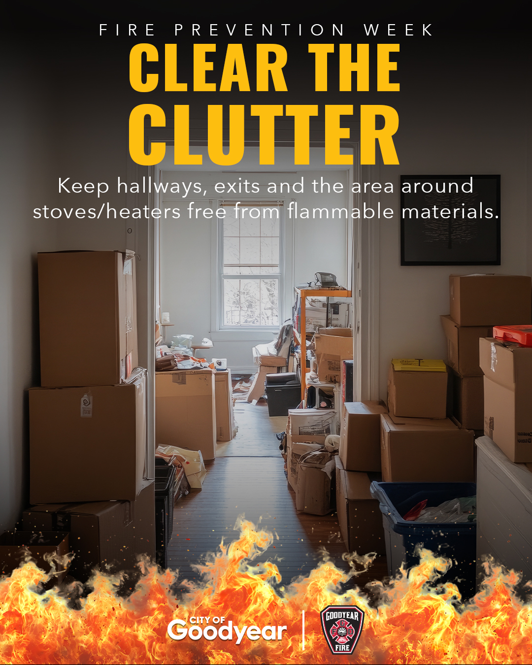 Don’t let clutter become a fire... - City of Goodyear, AZ USA | Facebook