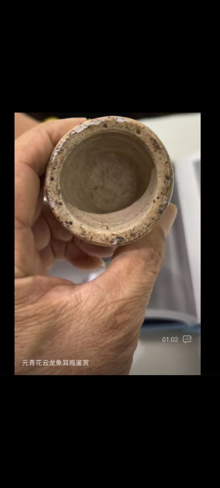 元青花云龙纹小象耳瓶