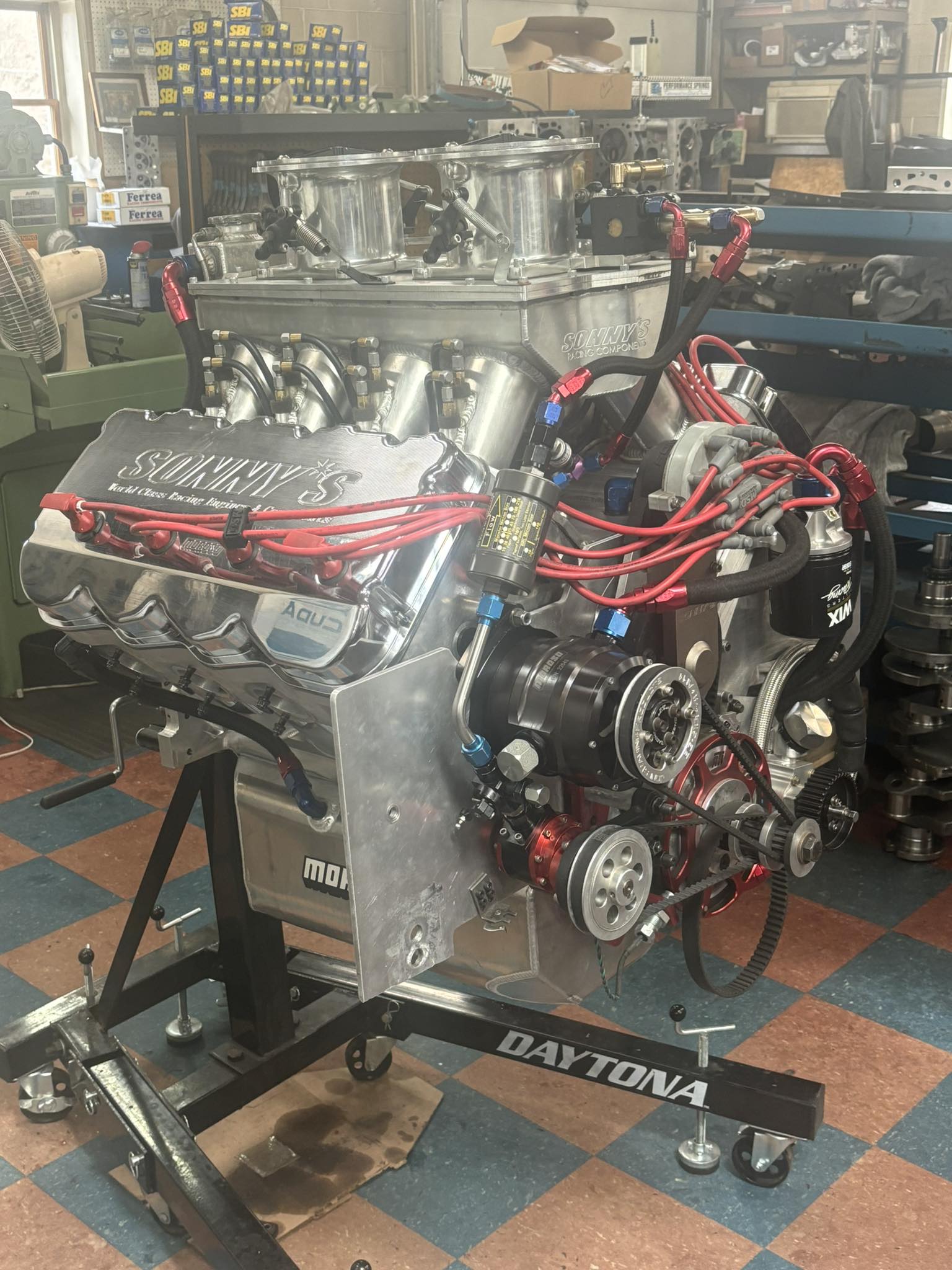 Straley - Just finished freshening up this 1600 + HP pulling engine. It ...