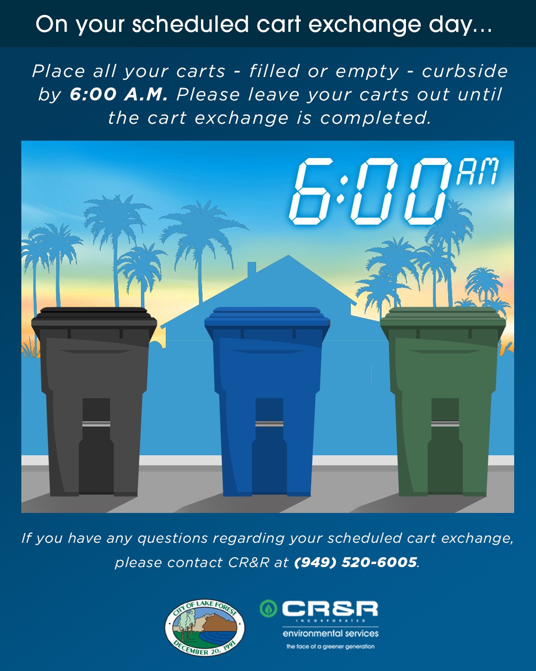 Friendly reminder Lake... - City of Lake Forest - Government | Facebook