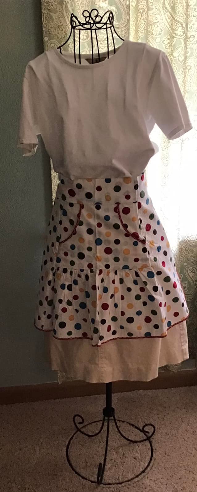 I found these aprons at the State Street store when we went to the