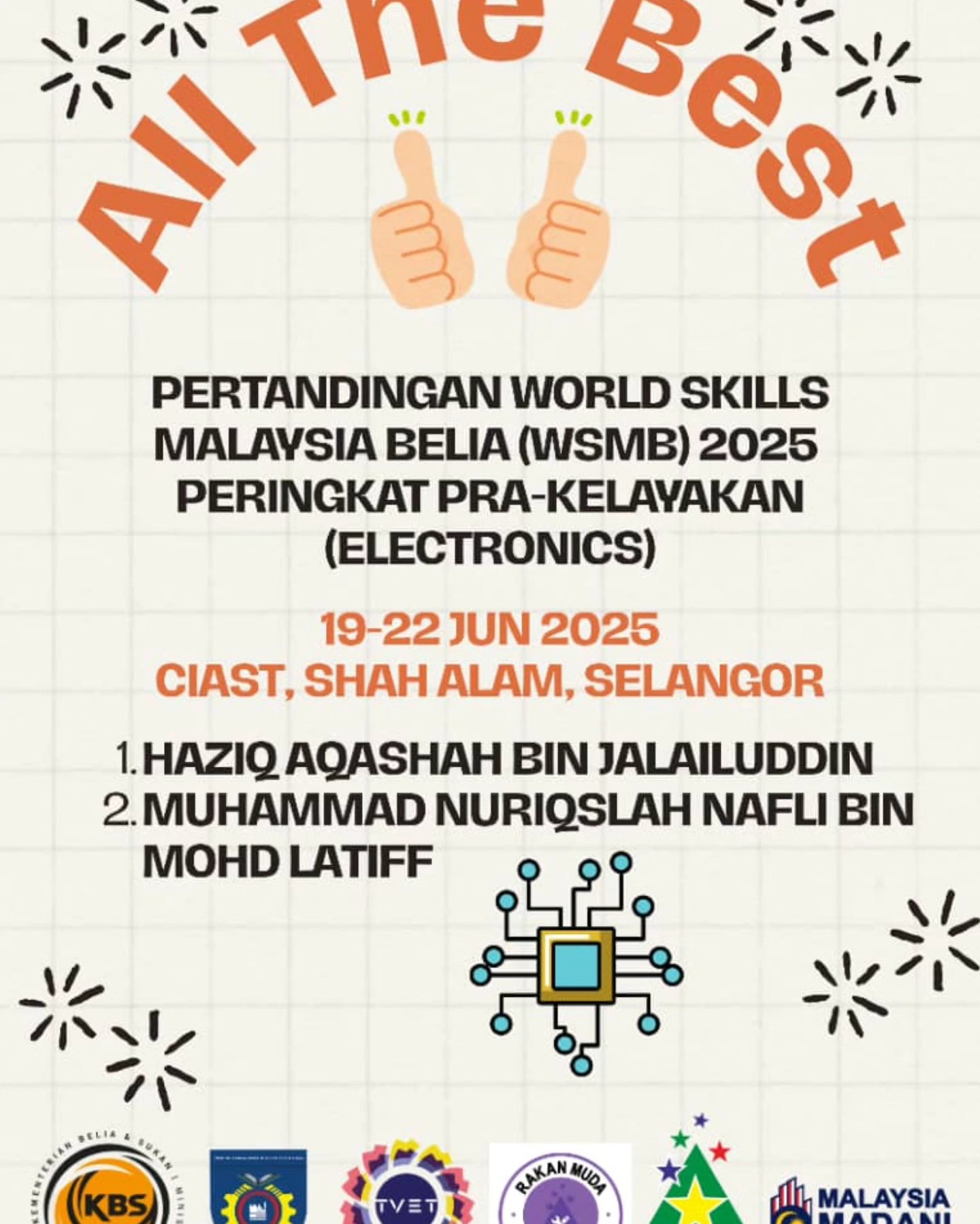 IKBN - 🎉 All the Best! Selamat berjaya diucapkan kepada wakil IKBN Seri ...