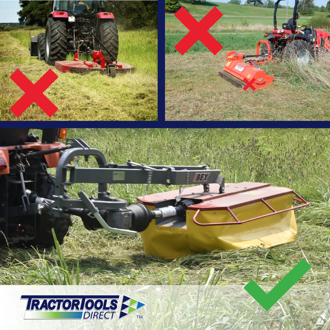 Tractor Tools Direct - This hay package--Galfre 130 drum mower, 230 ...