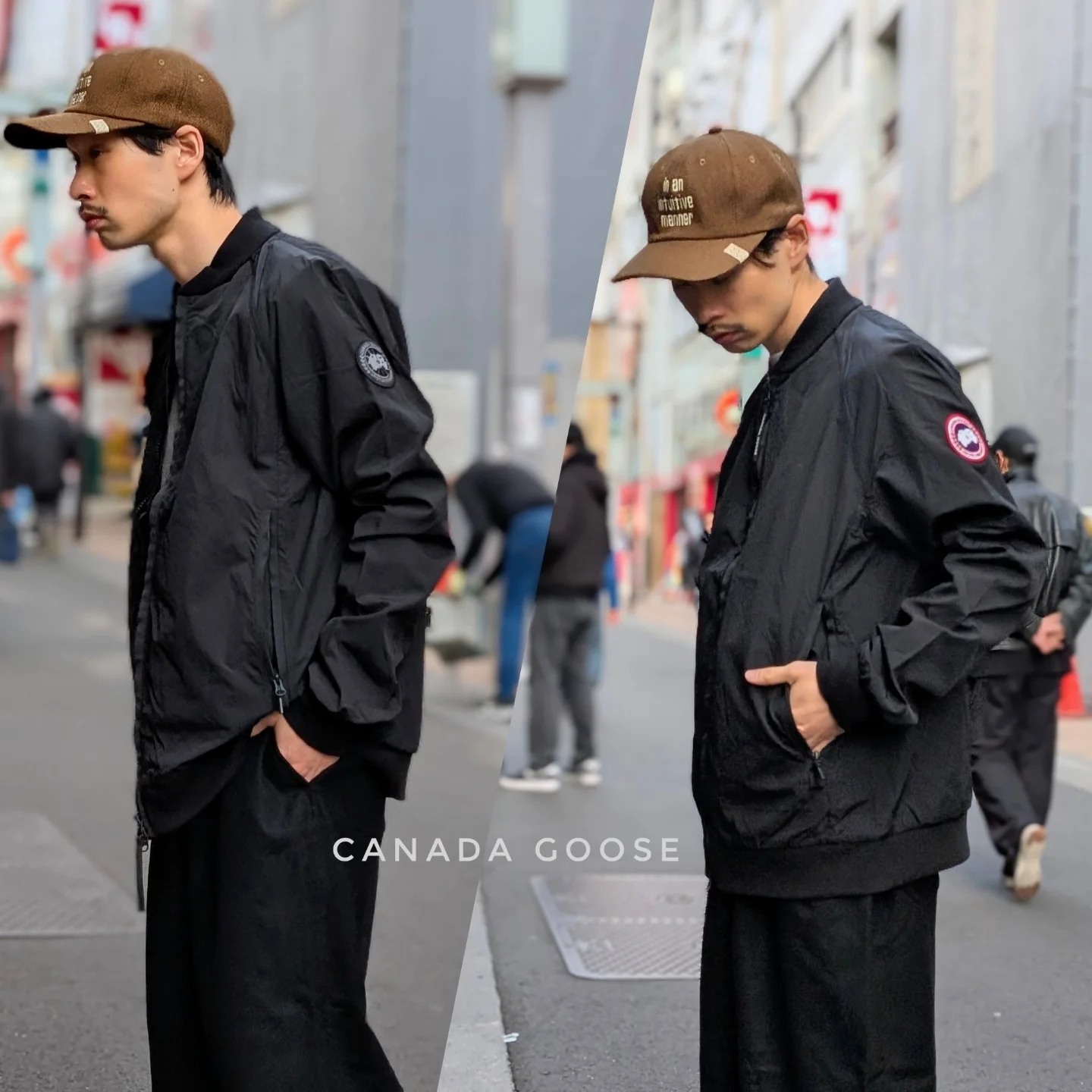 CANADA GOOSE】 : ”Faber Bomber” : : 2441M-25 color : Black size 