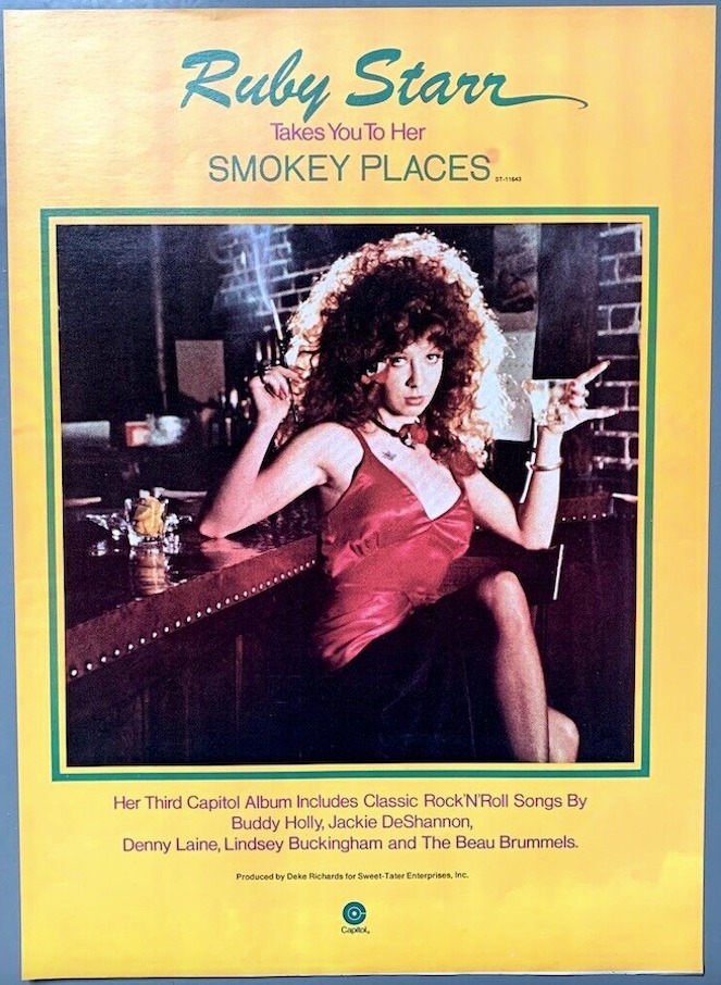 Ruby - Promo Ad for Ruby Starr's “Smokey Places” from Billboard ...