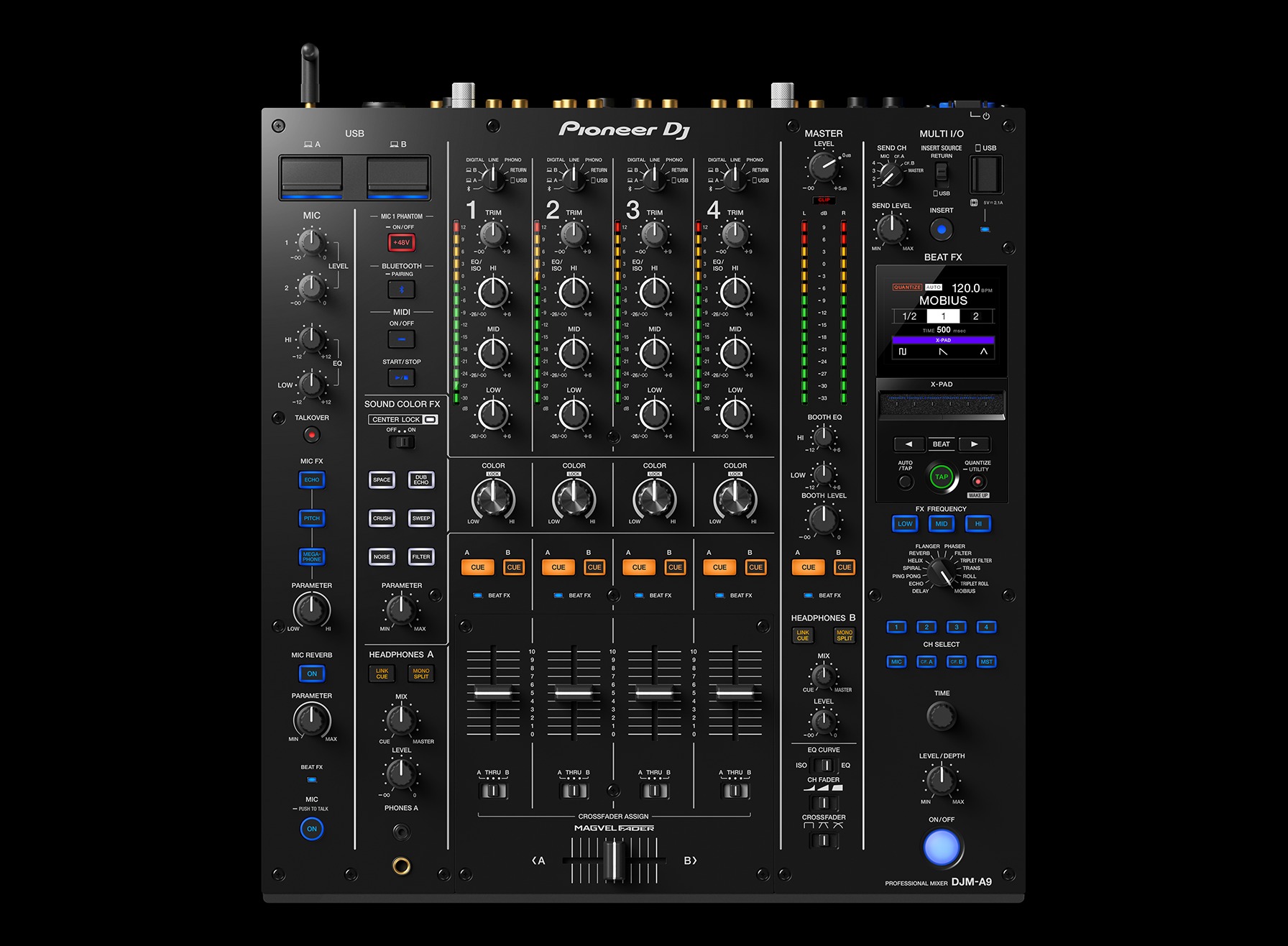 The DJM-A9 is the mixer trusted for the biggest stages, busiest 