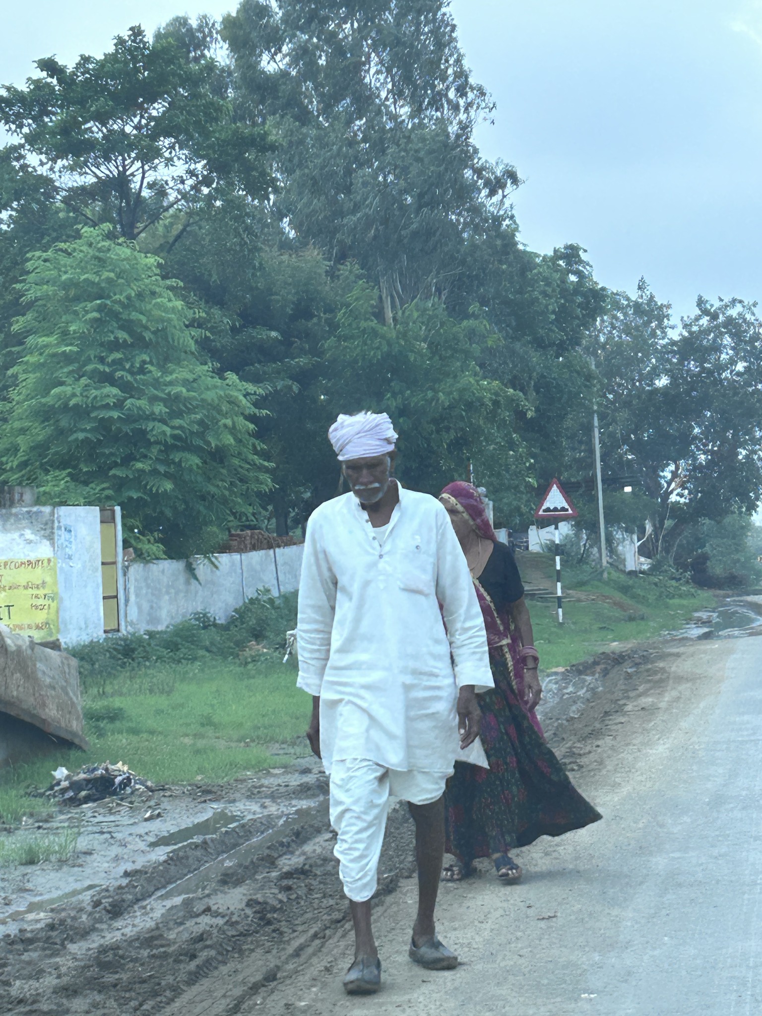 India - Sparkling white. That is the colour most men wear in rural ...