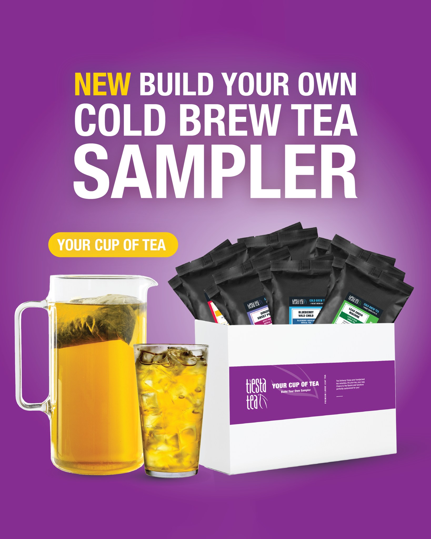 Tiesta - Welcome our NEW Build Your Own Cold Brew Sampler - this is the ...
