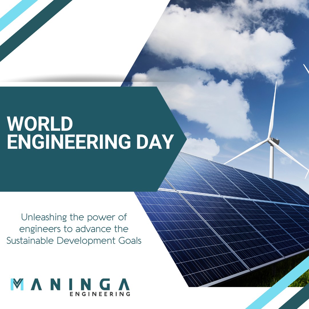 🌍🔧 Observing World Engineering Day... - Maninga Engineering | Facebook