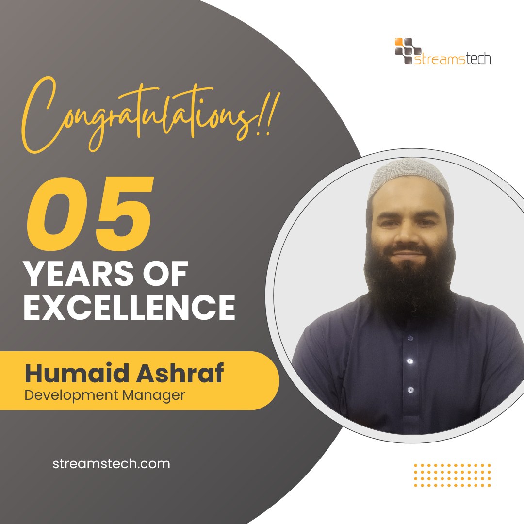 Congratulations to Humaid Ashraf on... - Streams Tech Ltd