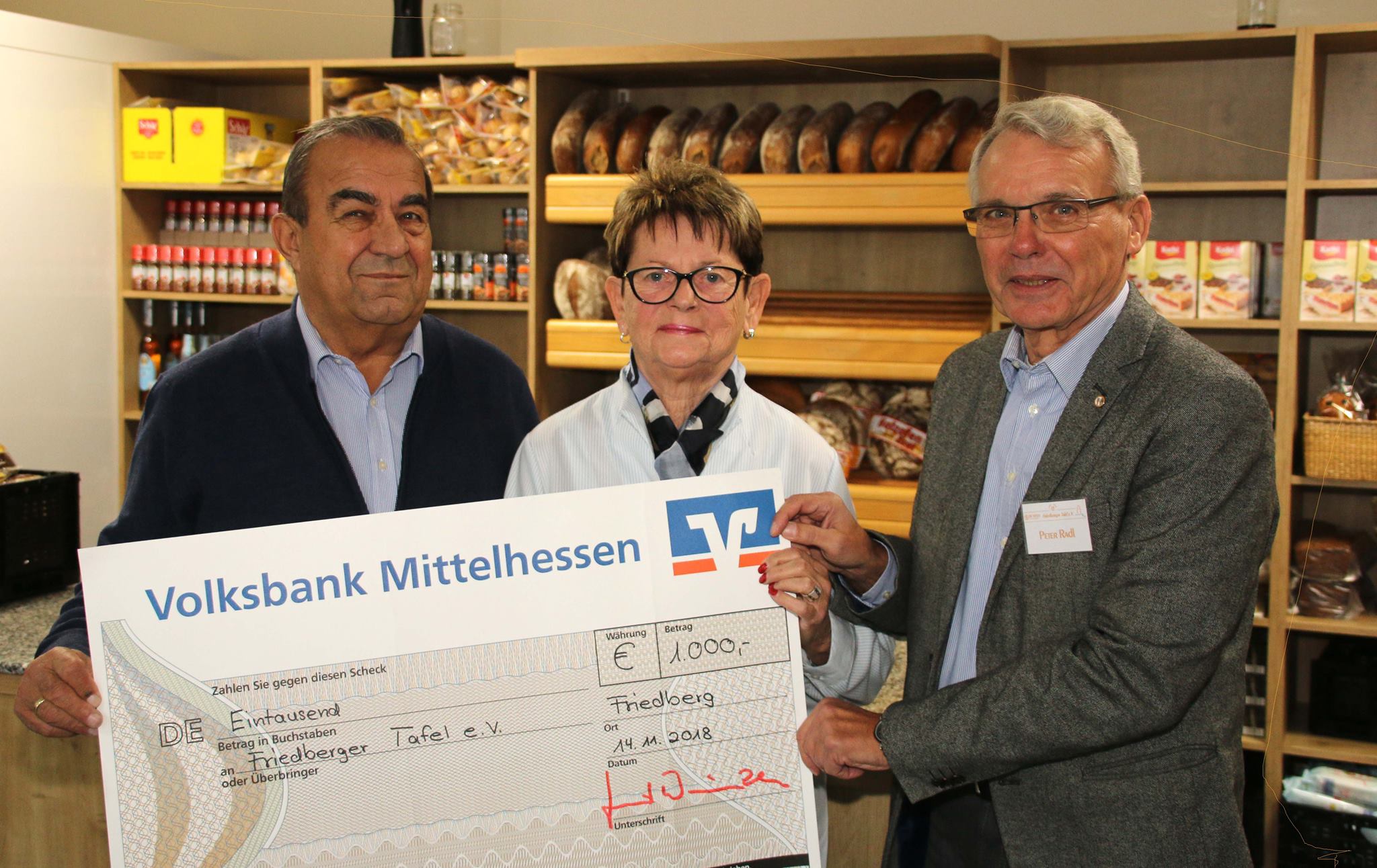 Spende Statt Geschenke Firma Horst Friedberger Tafel E V