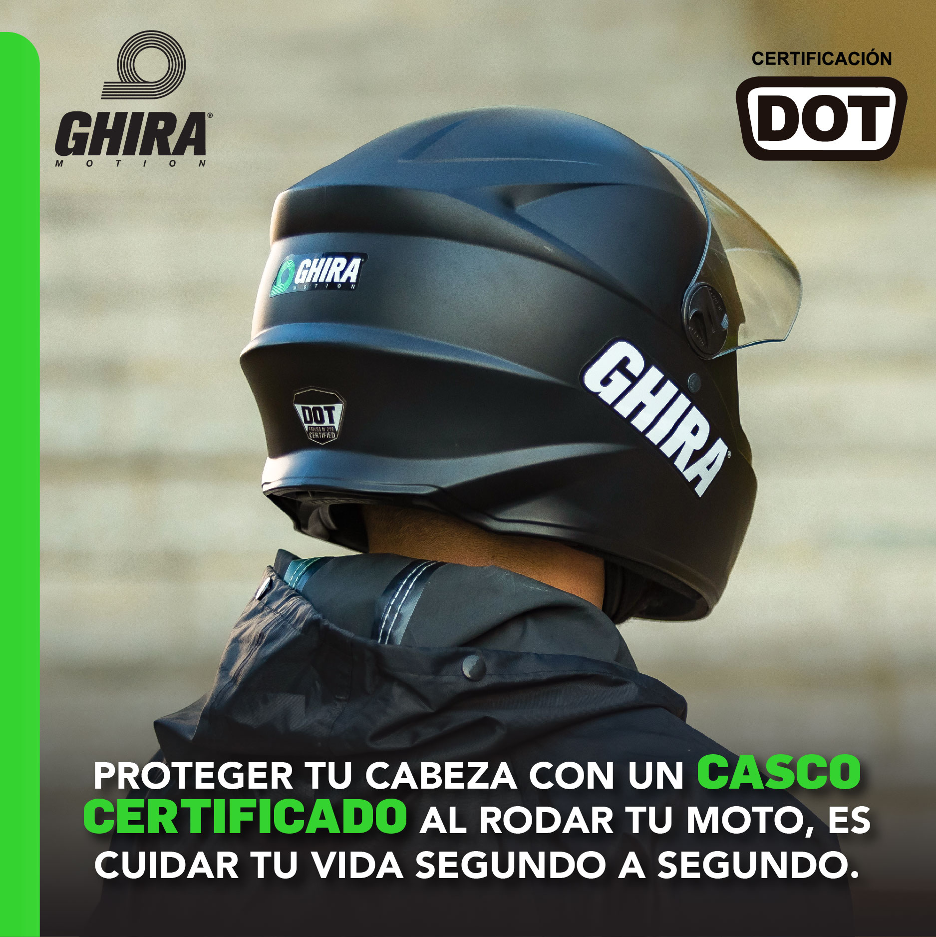 GHIRA - Conoce nuestra línea de Cascos con CERTIFICADO DOT... | Facebook