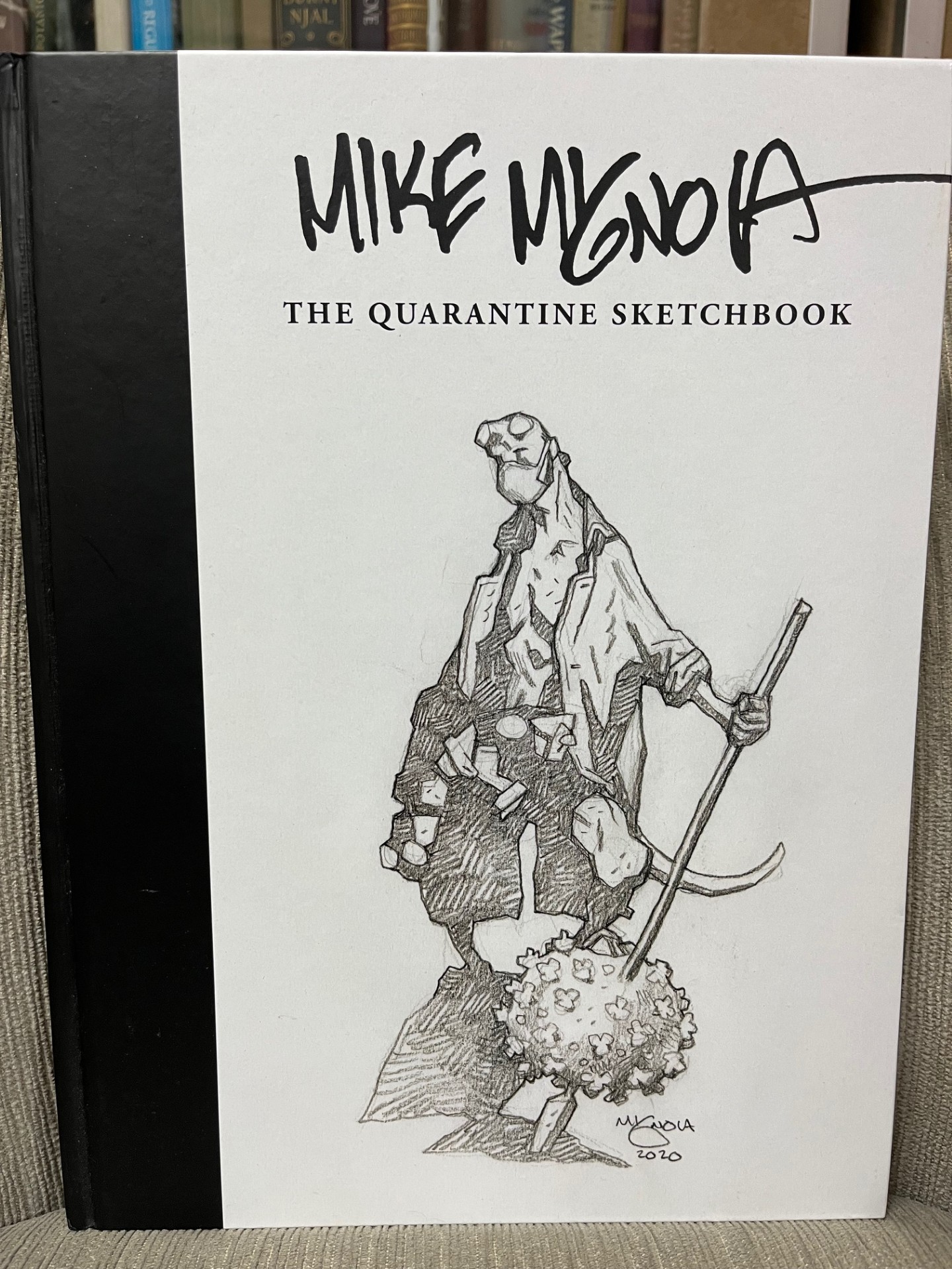 Mike Mignola's quarantine sketchbook for sale
