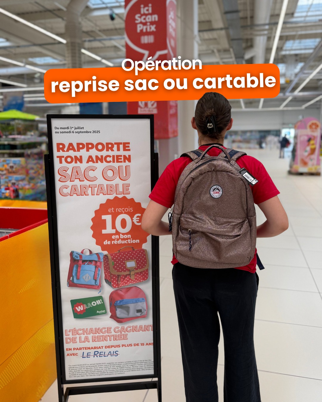 Auchan Reprise cartable un bon geste qui rapporte 🎒 Jusqu