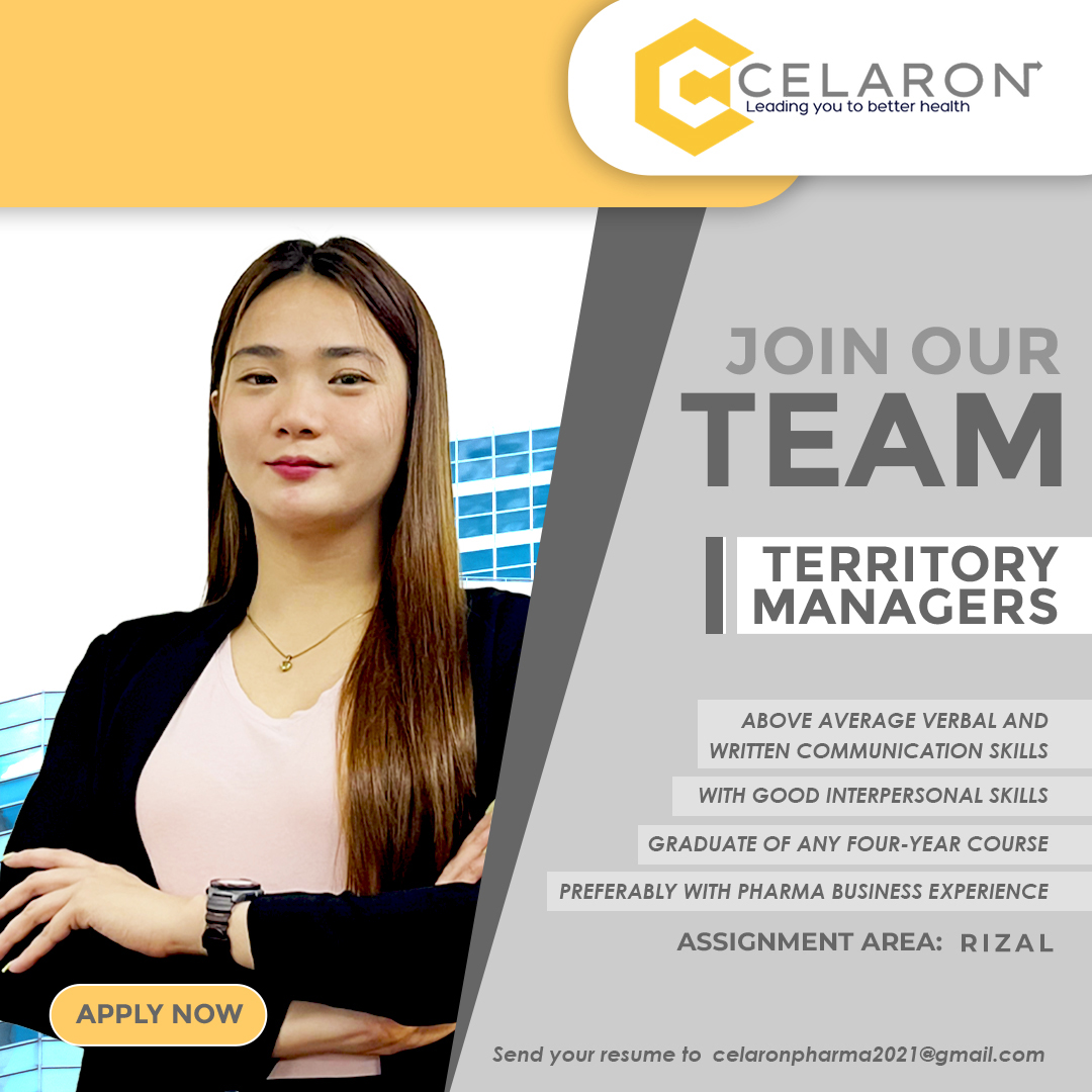 Celaron - #JobOpportunity #hiring Celaron Pharmaceutical Corporation ...