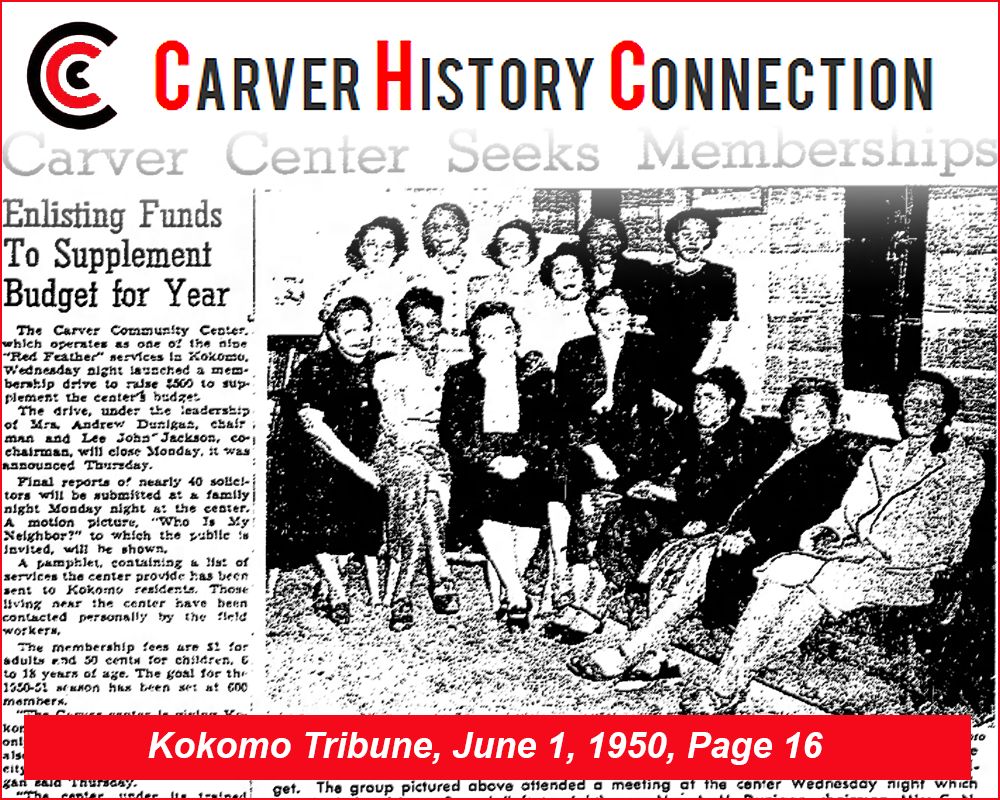 Carver - Carver Community Center, then and now, relies on adult leaders ...