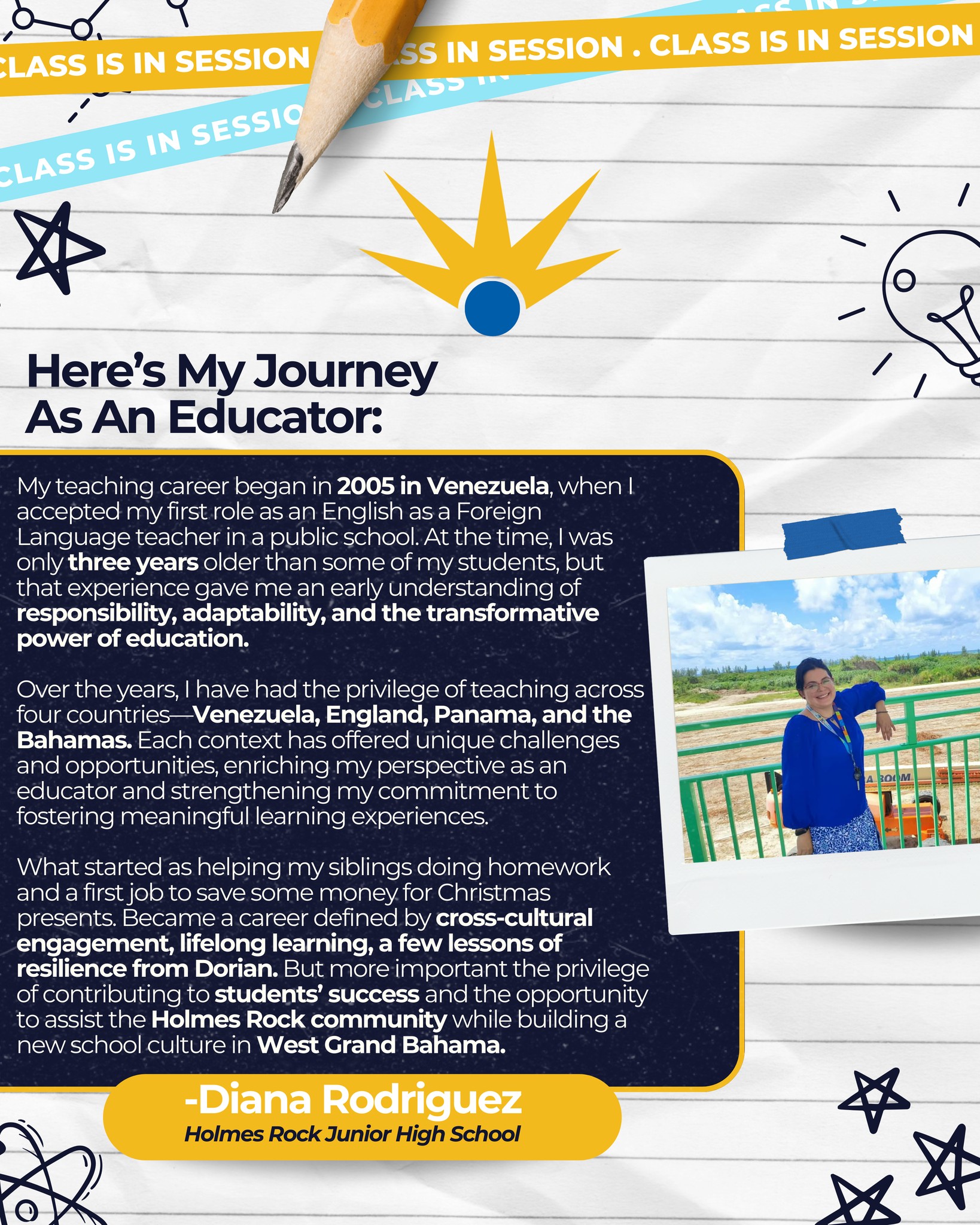 Grand - 👩‍🏫 Meet Diana Rodriguez 👩‍🏫 Diana loves inspiring her students ...