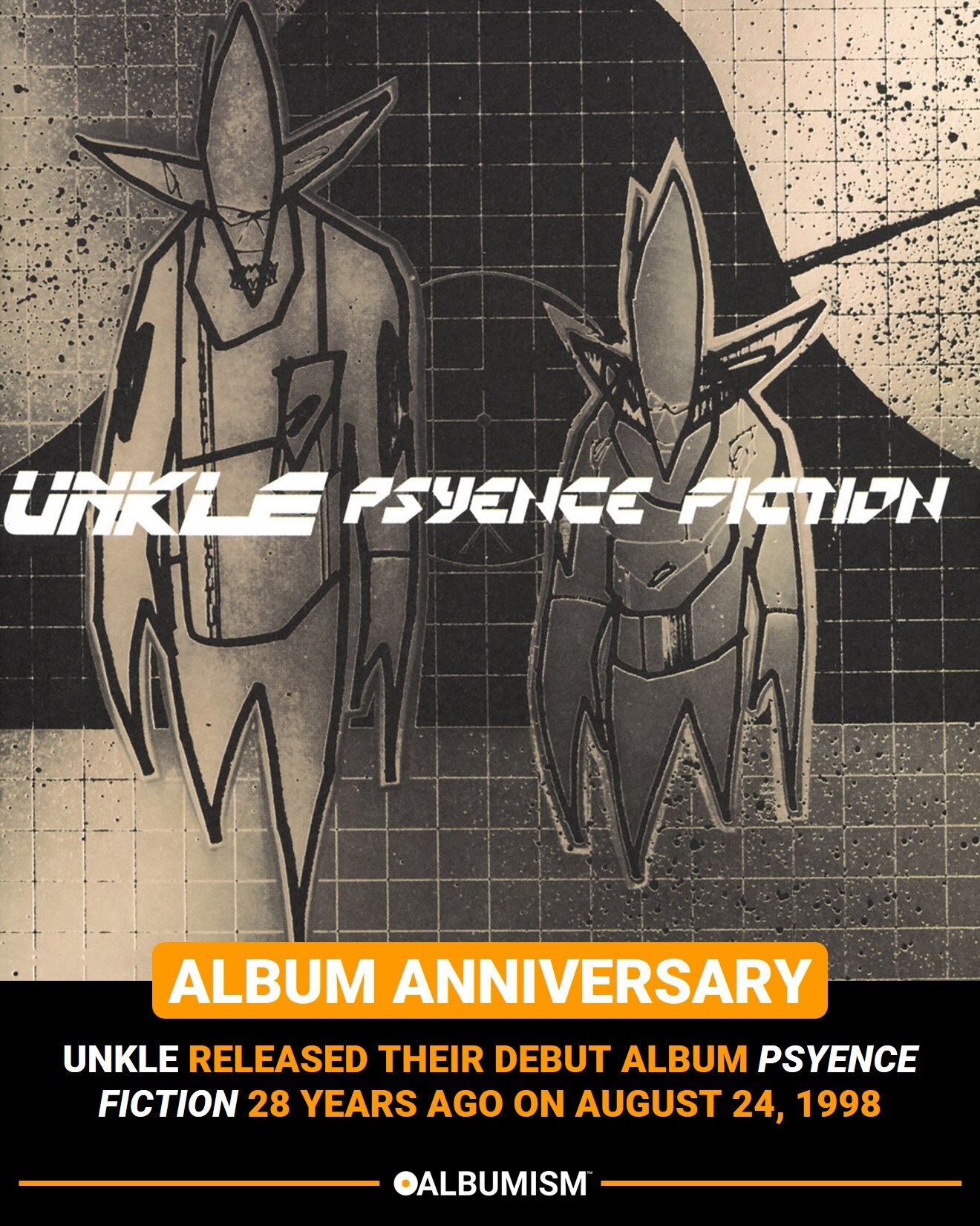 UNKLE released their debut album 'Psyence Fiction' 28 years ago on