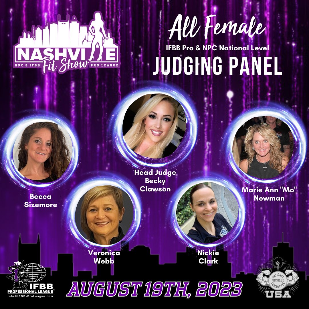 The All Female Elite Judging... - NPC IFBB Nashville Fit Show