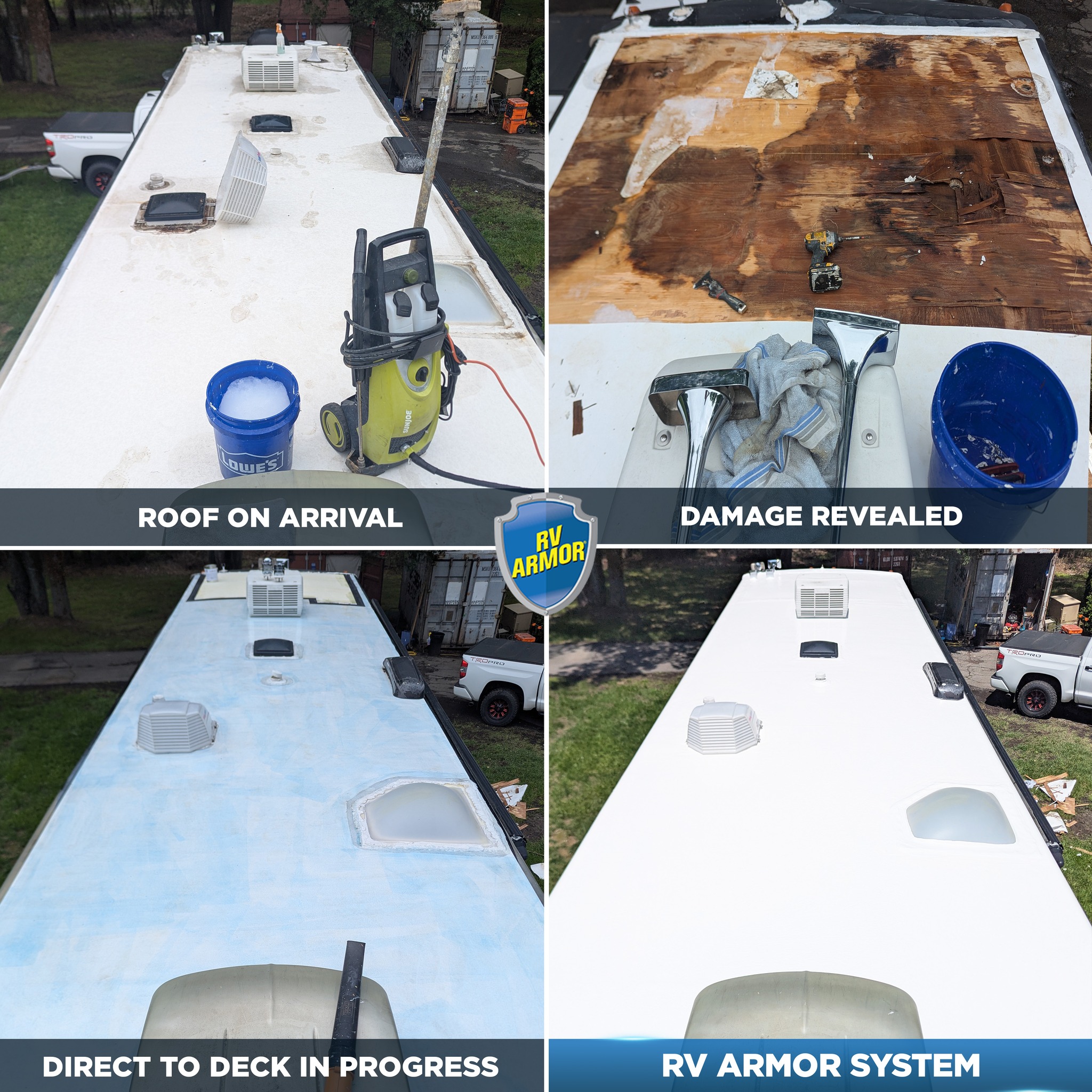 RV - Full Roof Reinforcement | Direct-to-Deck System in Ohio 🛠️ Vincent ...