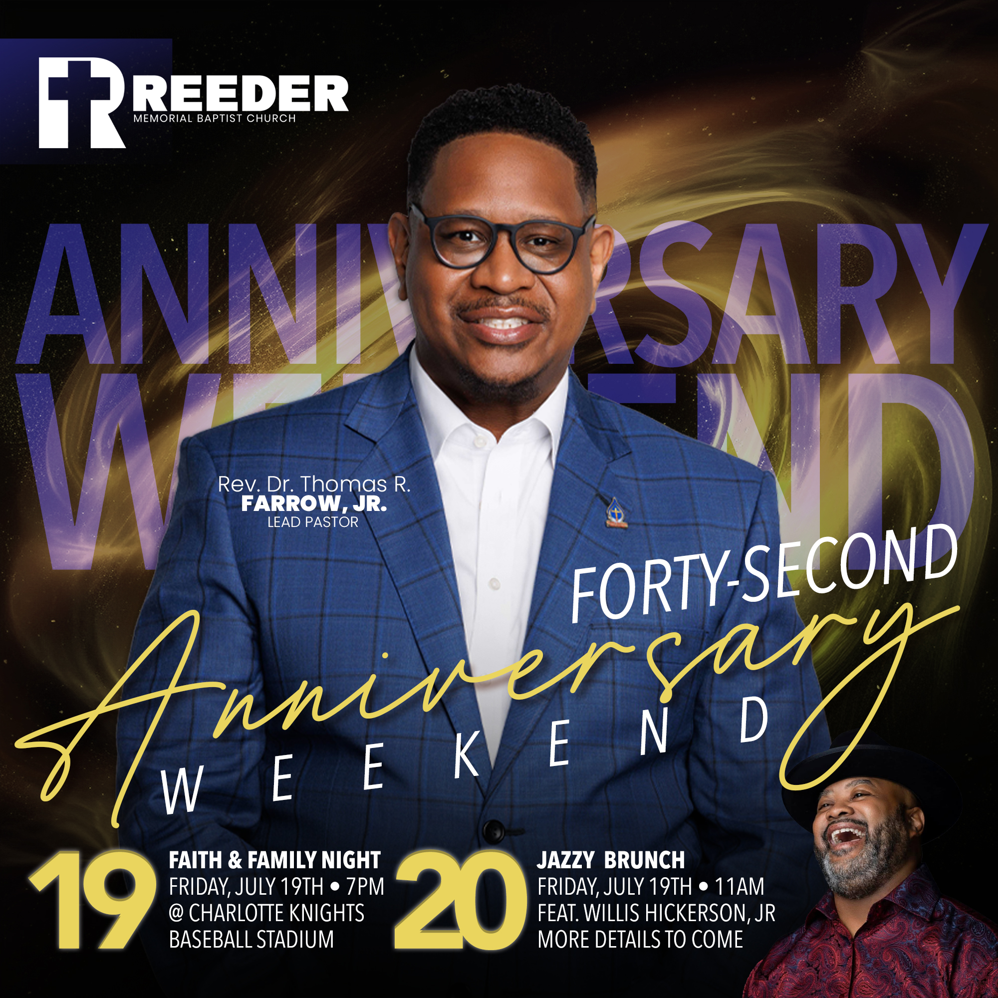 Reeder - 🎉 Reeder Turns 42! 🎉 Join us for an unforgettable Church ...
