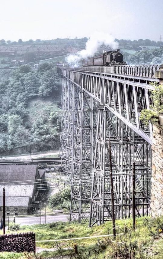 British - Crumlin Viaduct in Wales was the tallest railway viaduct in ...