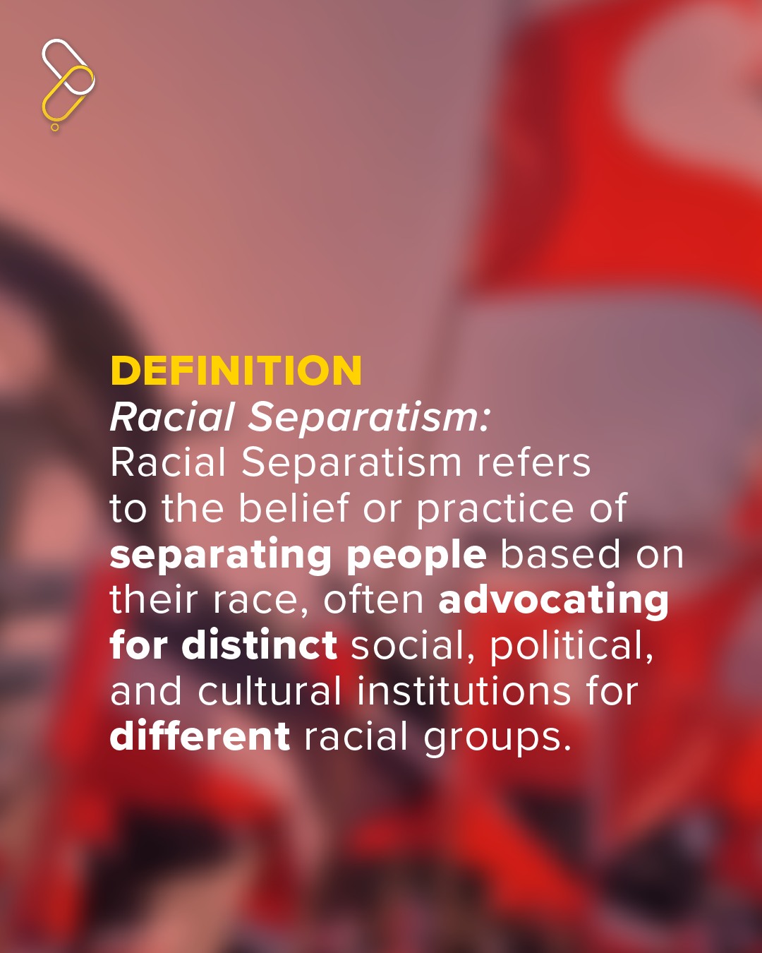Hobson's Pledge - We oppose racial separatism. If you do...