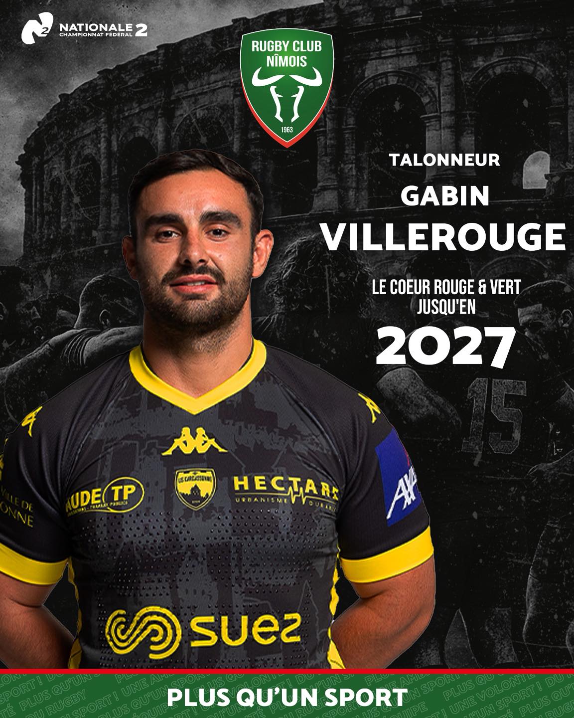 Rugby - Bienvenue Gabin ! 🏛️ Le RCN a l’honneur de vous annoncer une ...