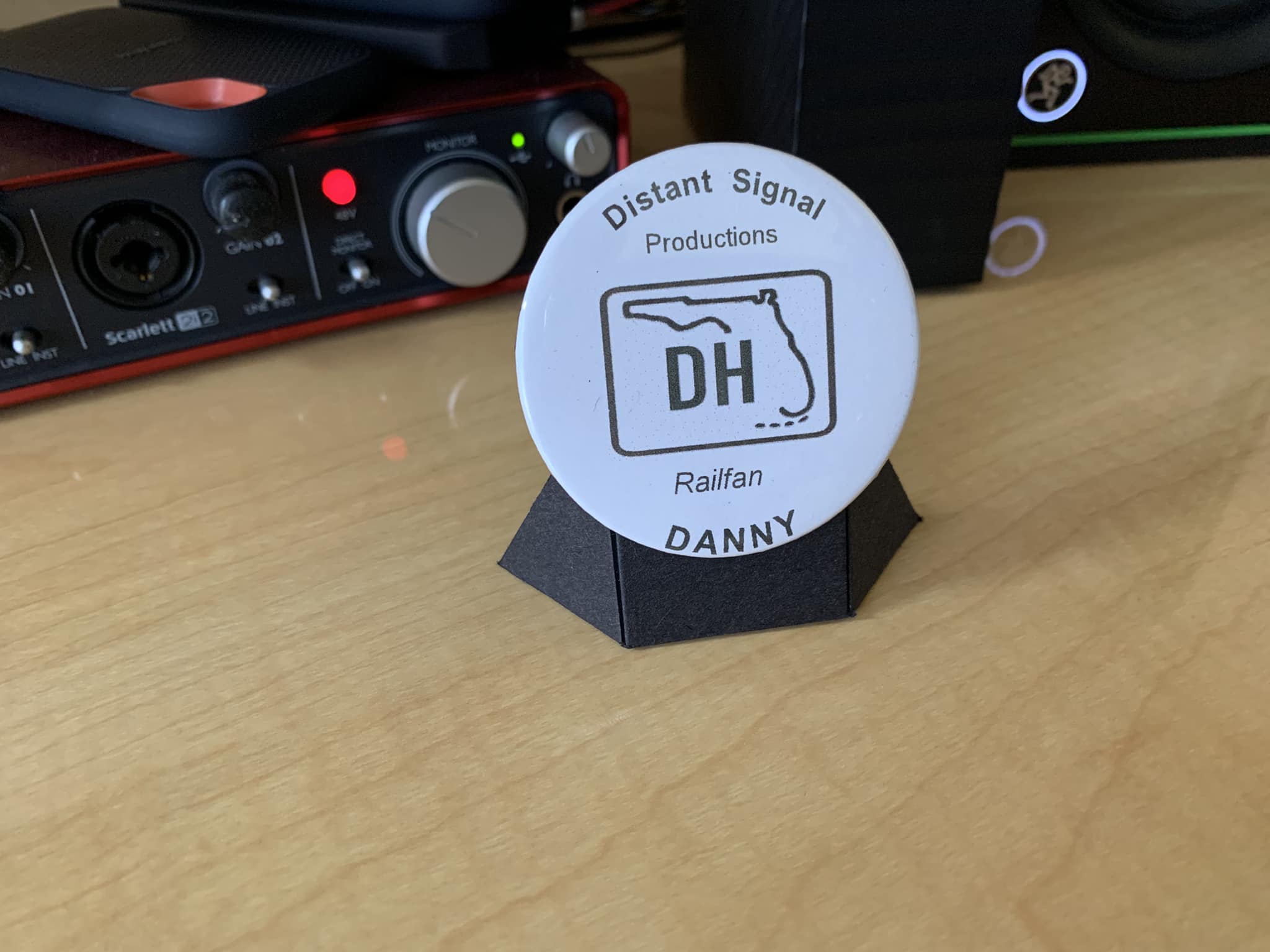 Railfan - Shout out to our friend Dennis Snyder who made these buttons ...