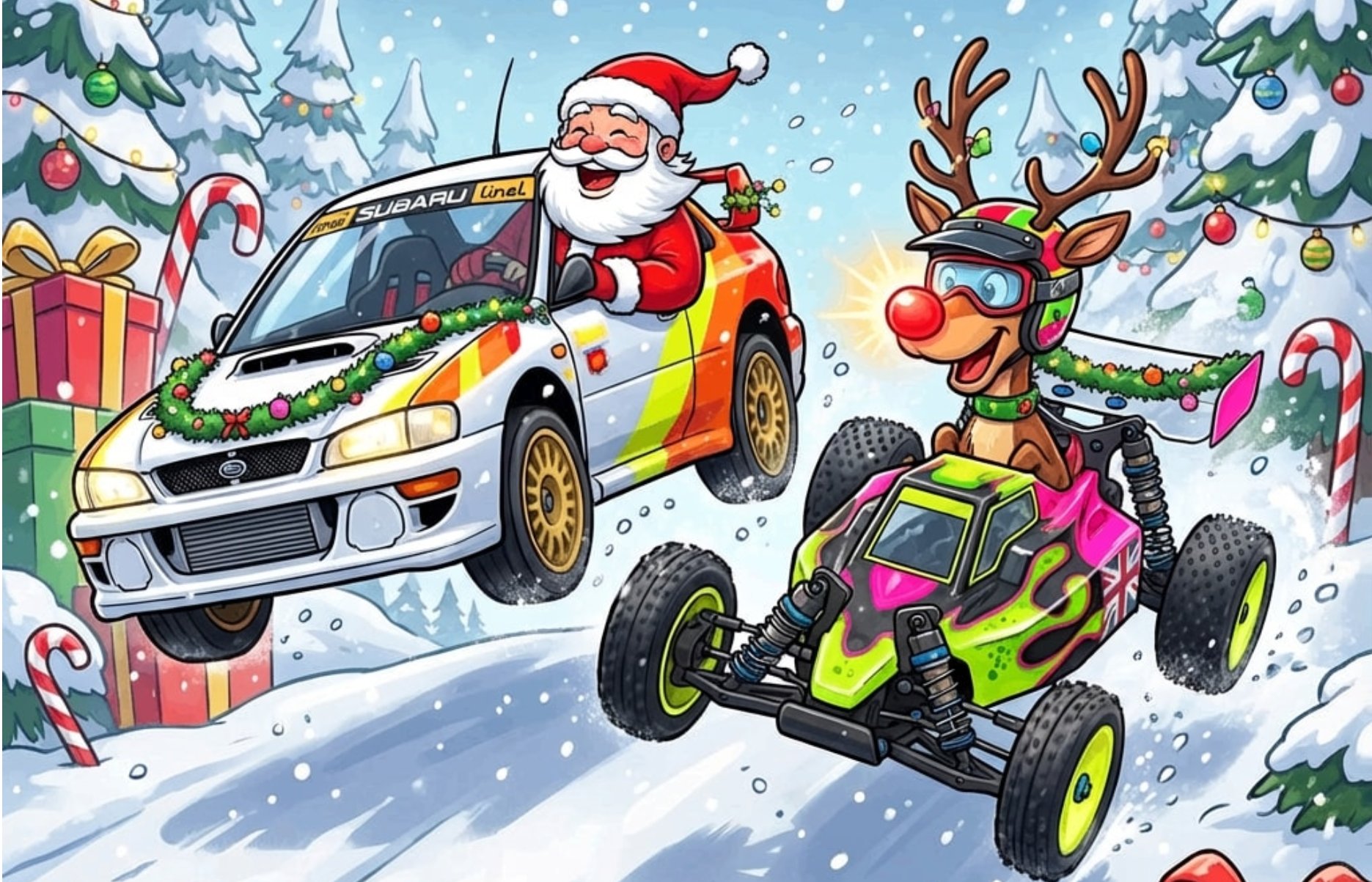 Christmas Special Endurance Relay, Night Rallycross and Open practice