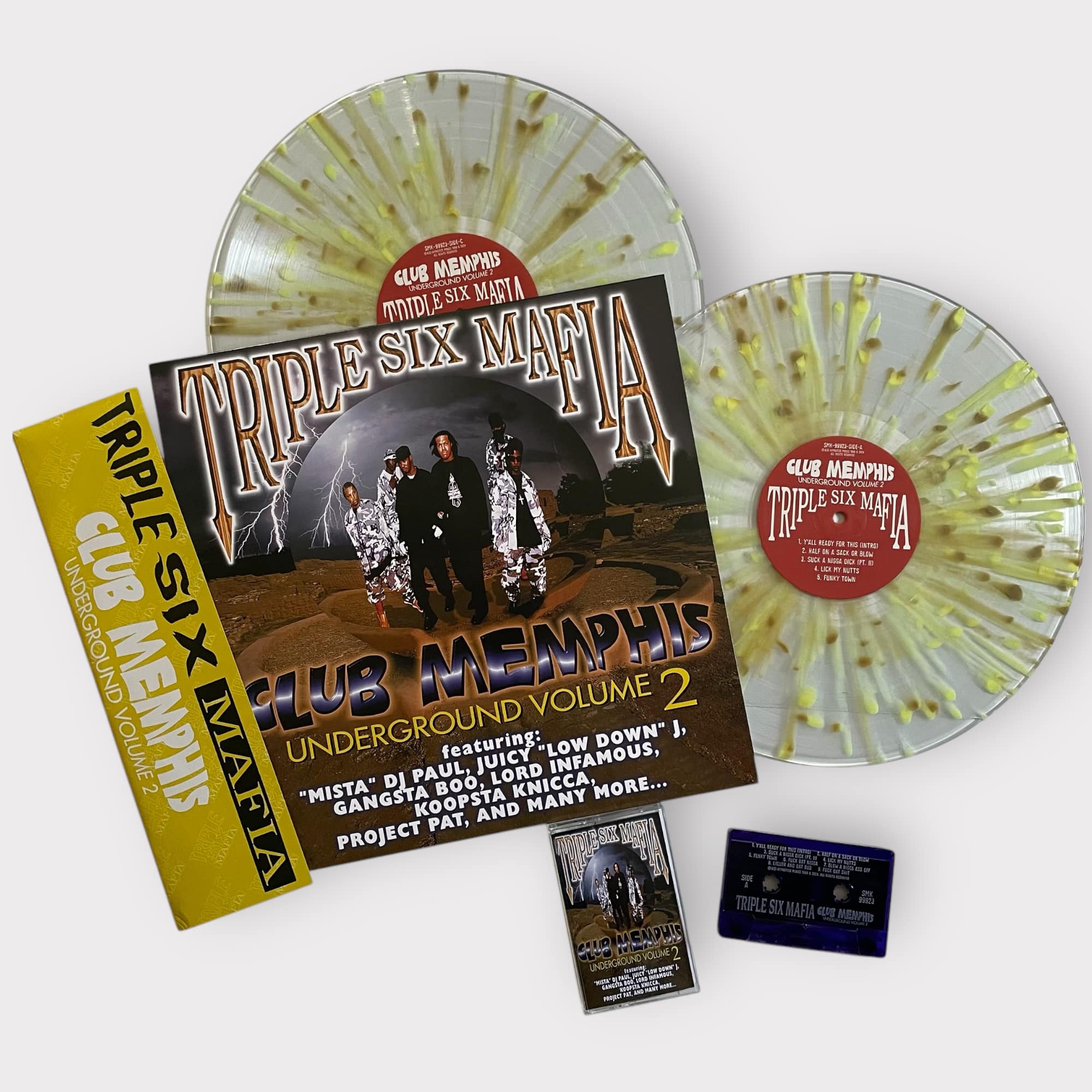 Triple Six Mafia's Club Memphis vinyl and cassette reissue