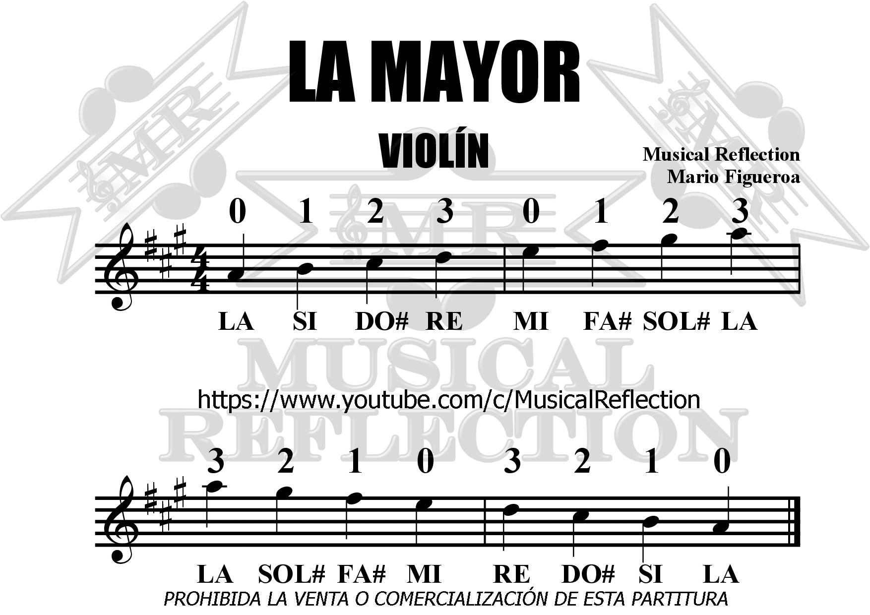 Musical - TUTORIAL Y PARTITURA GRATIS DE LA ESCALA DE LA MAYOR EN ...