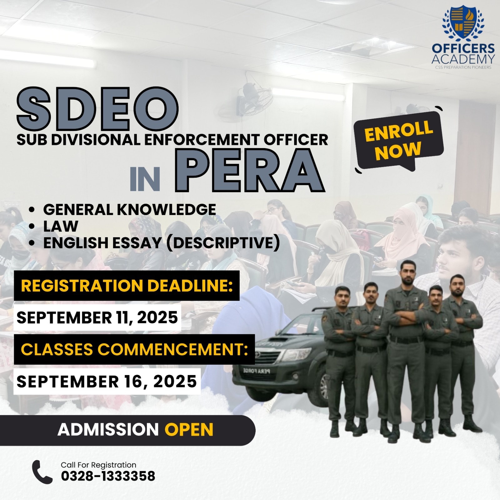 📢 Get Ready with Officers... - Officers Academy SSP Hammad | Facebook