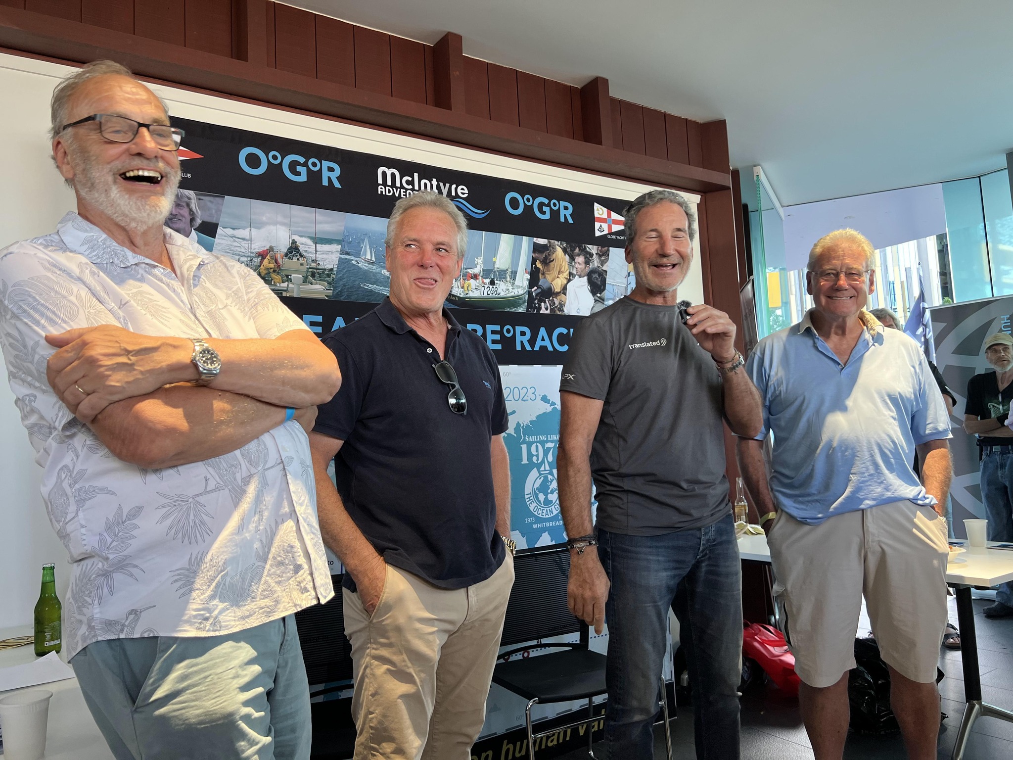 Ocean - BARRY, EARL, PAUL AND PETER...!!! four icons of the Whitbread ...