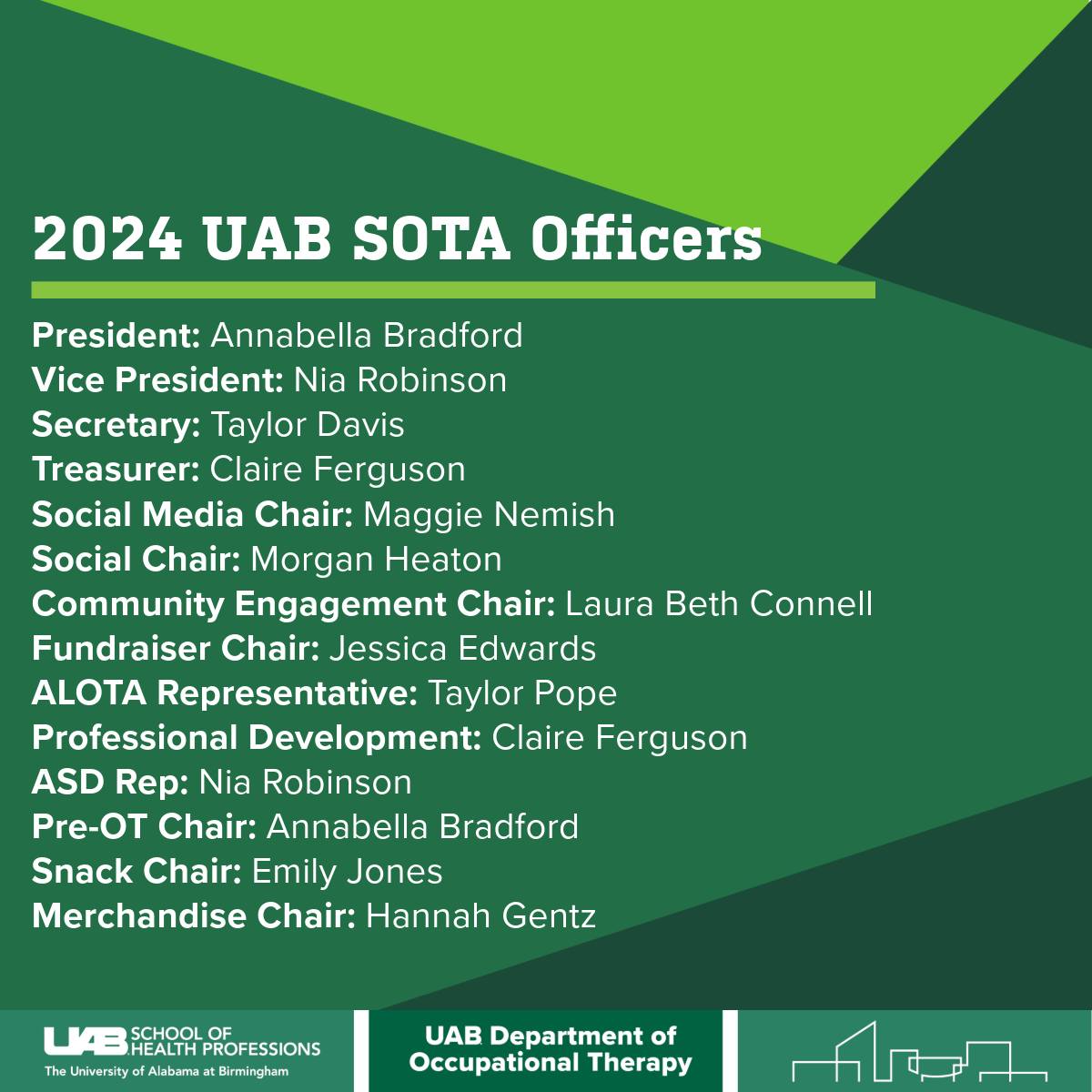 🌟 Meet the new... - UAB Department of Occupational Therapy | Facebook