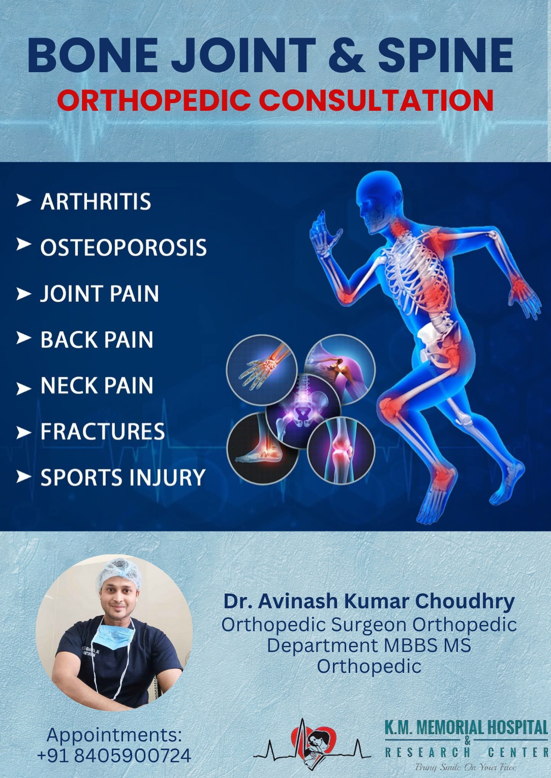 Dr. Avinash choudhary - MS Orthopedic Trauma & Joint replacement ...