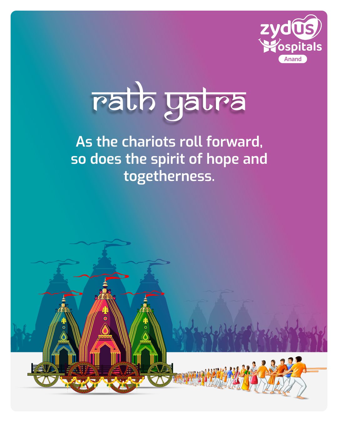 Zydus - A journey of faith. A tradition of unity. As the chariots roll ...