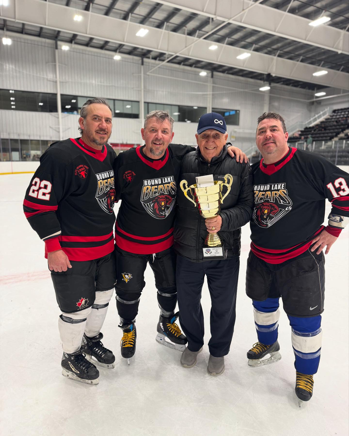 Theo Fleury - Round Lake Bears are the Oldtimers Division... | Facebook