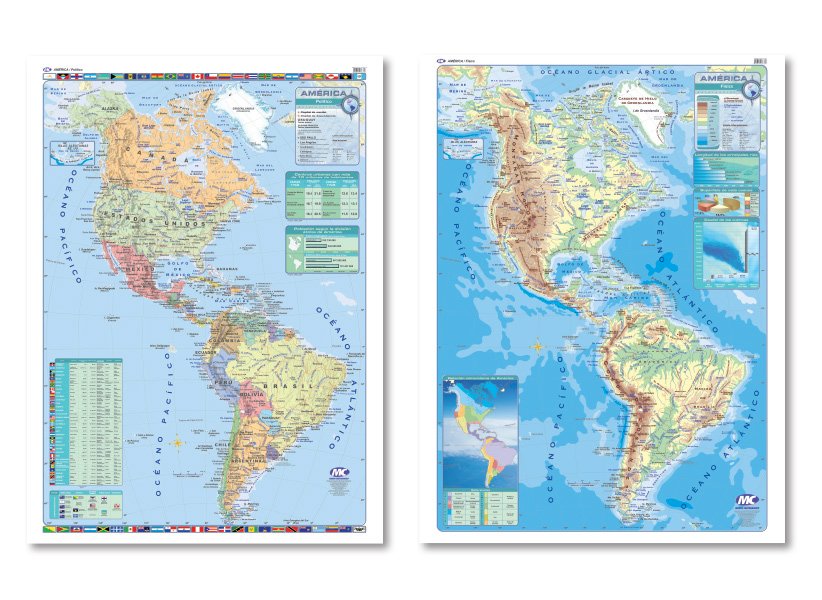 Mapa Mural Continente... - Material Didáctico Mapas y Laminas | Facebook
