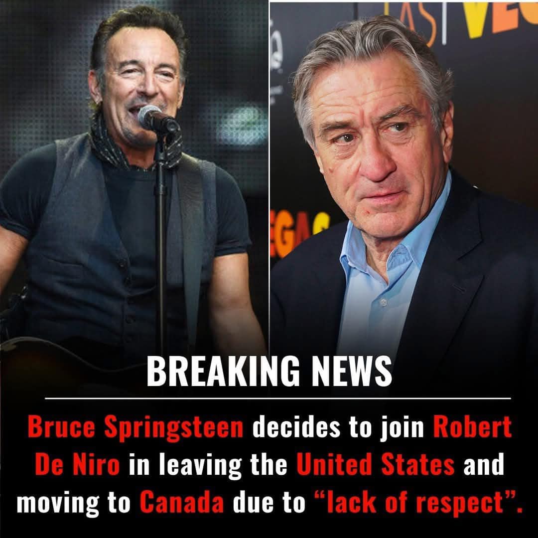 The Unique Side | Bruce Springsteen decides to join Robert De Niro in ...