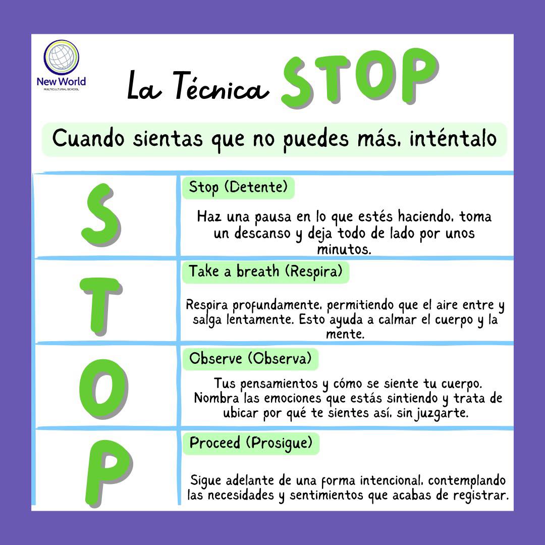 New - La técnica STOP es una herramienta sencilla pero poderosa para ...