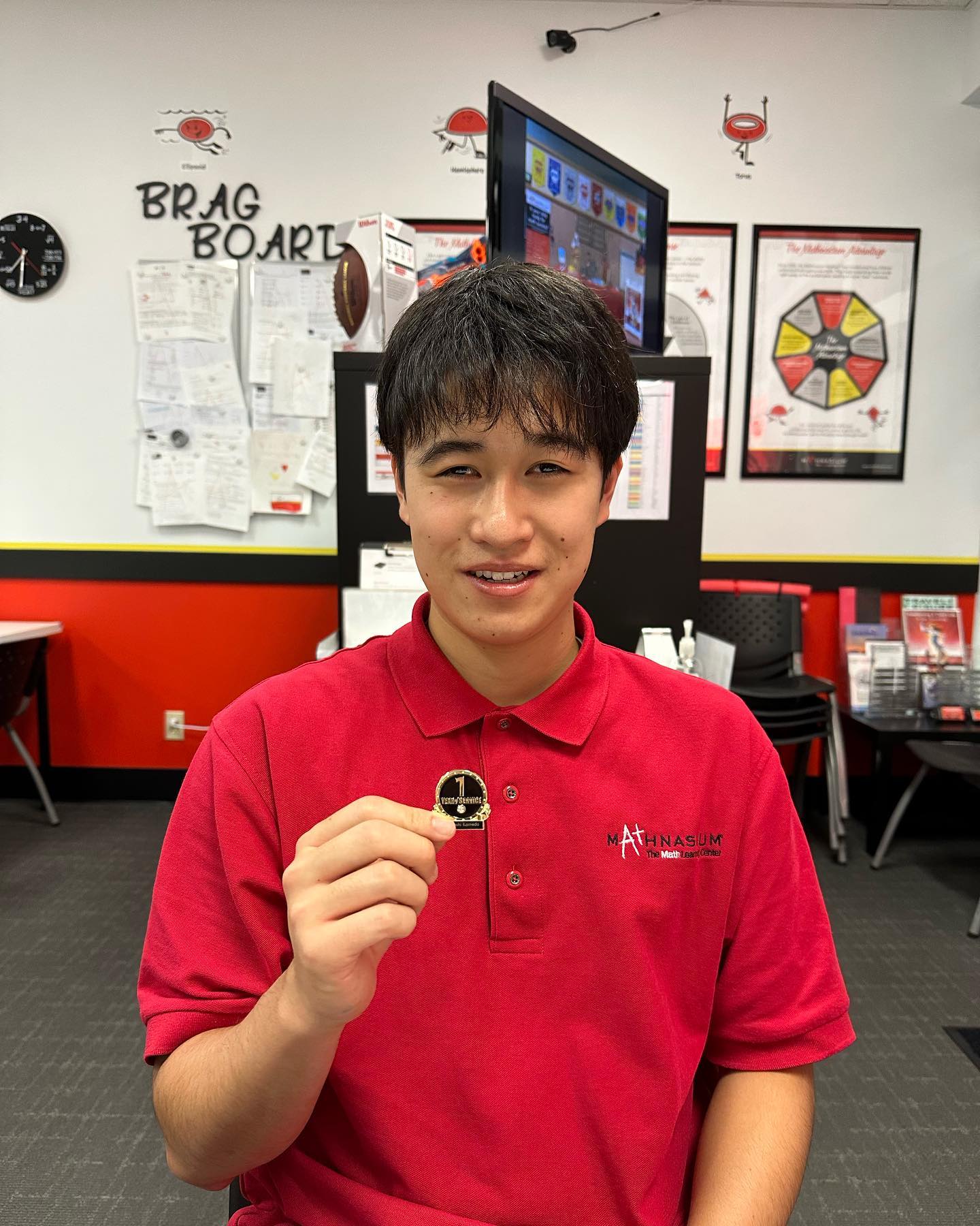 Mathnasium - Congratulations to Tsuyoshi for his one year anniversary ...