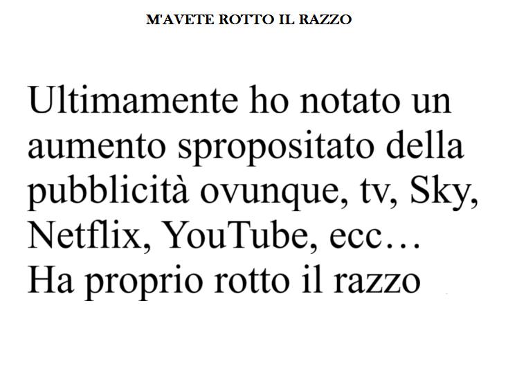 M'avete rotto il razzo