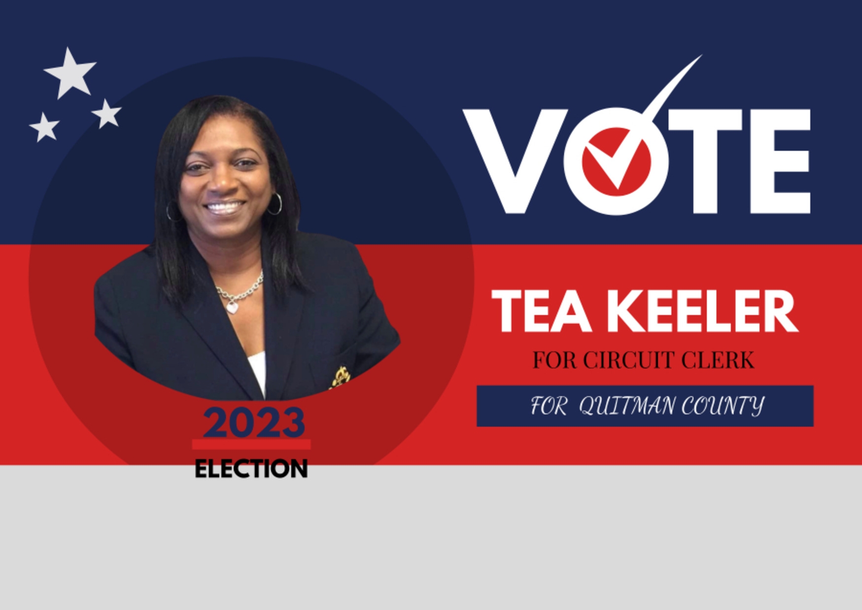 Elect Tea Keeler-Circuit Clerk of Quitman County