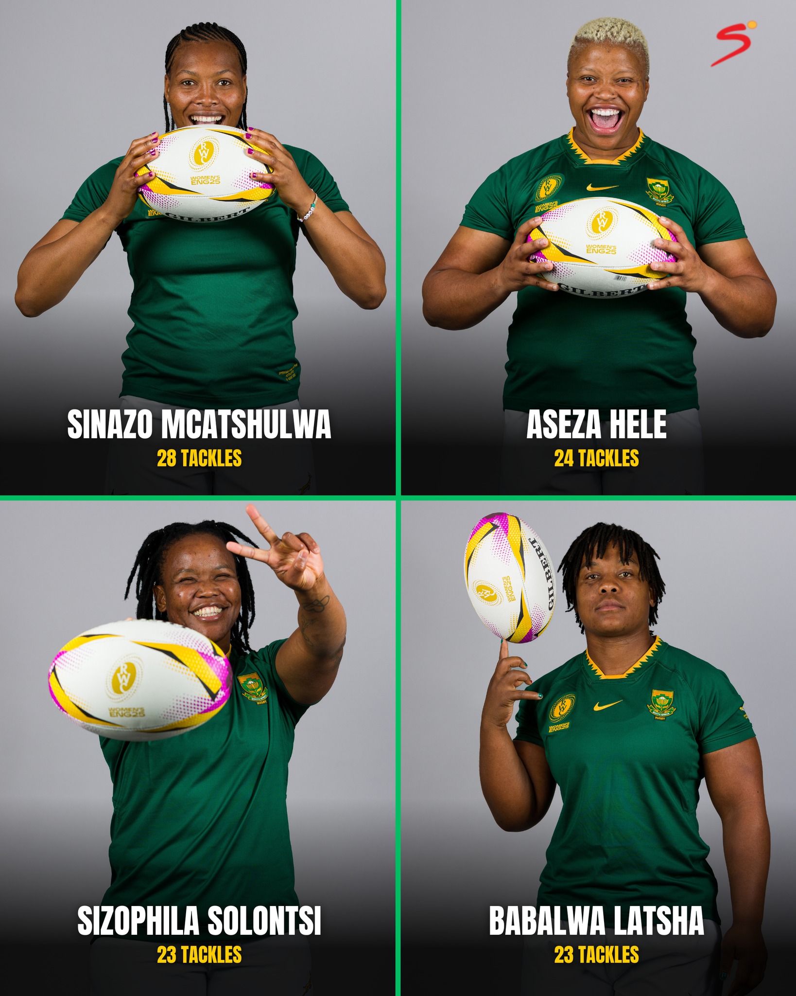 SuperSport - The Springbok Women loose trio putting in the work at # ...