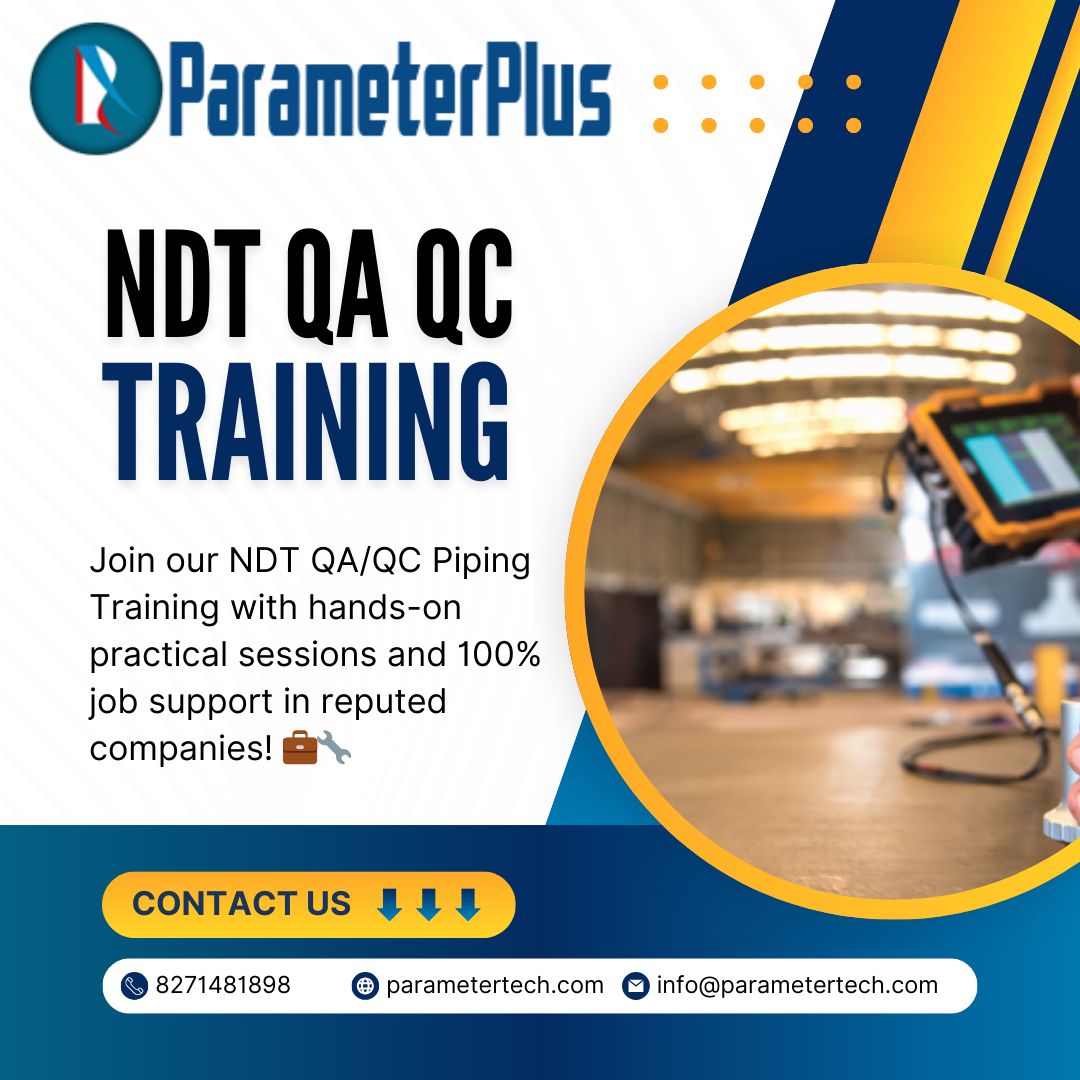 🚨 Boost Your Career in NDT... - ParameterPlus Training Centre | Facebook