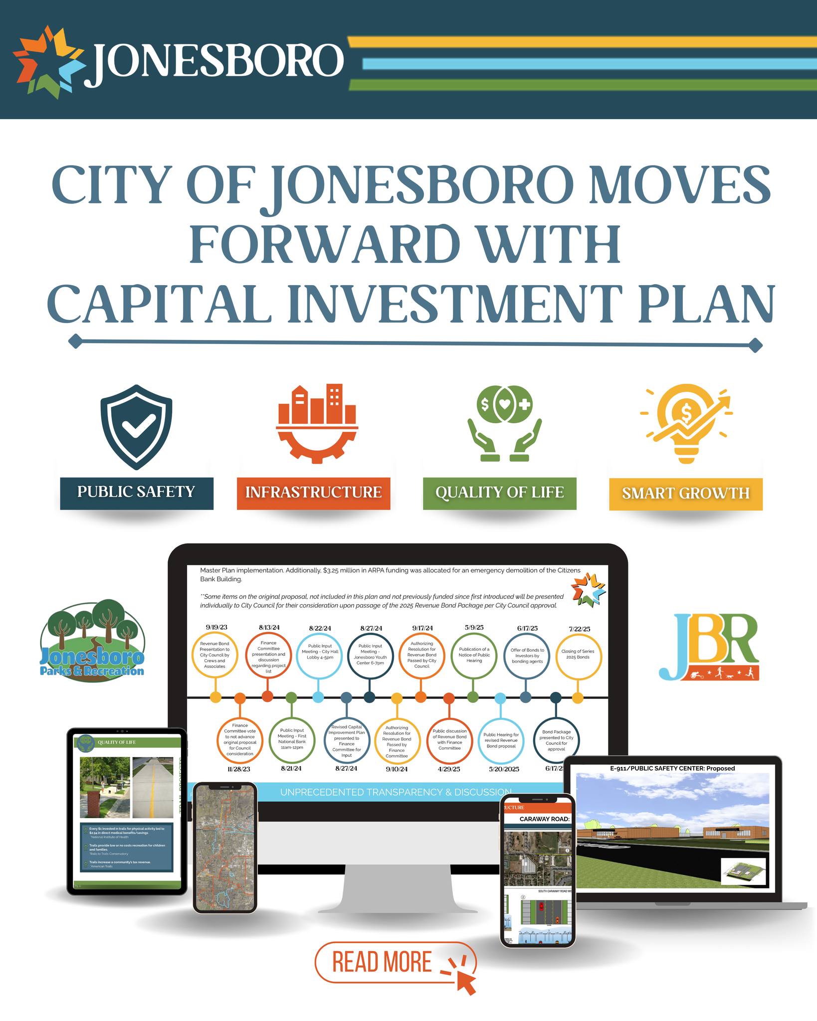 City - 📢 The future of Jonesboro starts now. City leaders have approved ...