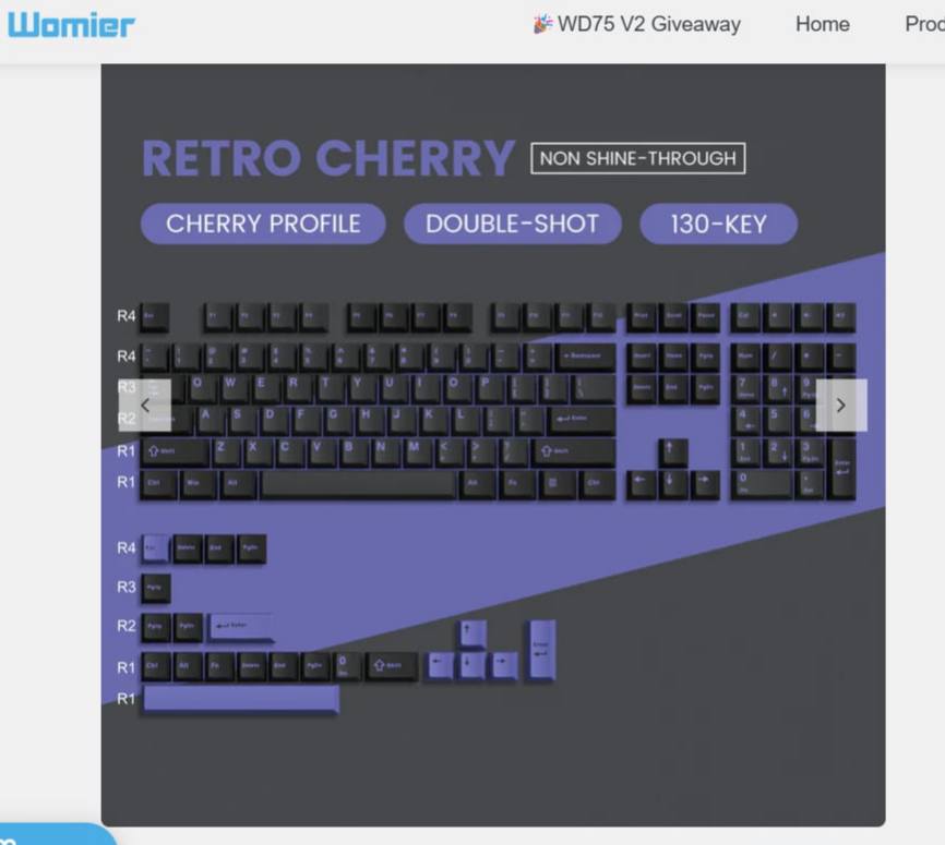 Chợ Bàn Phím Cơ Việt Nam | #TÌM Keycap womier tím như hình 1 hoặc tương ...