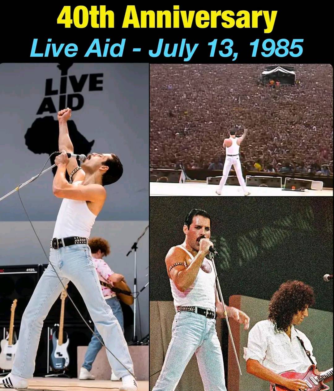 Queen's iconic Live Aid set on vinyl