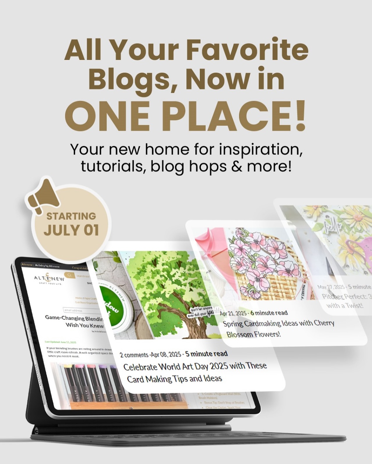 Altenew - 🎉 BIG NEWS! All Your Favorite Blogs, Now in ONE Place! 🎉 Get ...